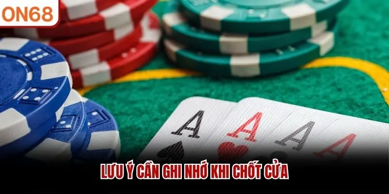Lưu ý cần ghi nhớ khi chốt cửa